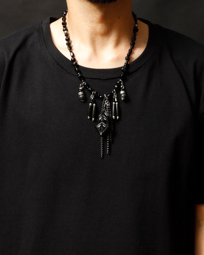 Woden / black / necklace / BLACK
