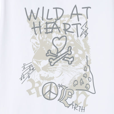 WILD HEART GRAPHIC T / WHITE