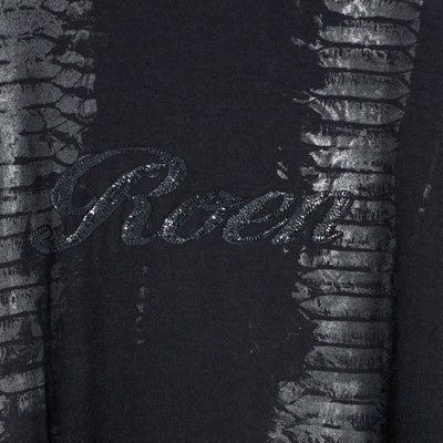 REMAKE SPREY SPANGLE Roen LOGO BIG-T / BLACK