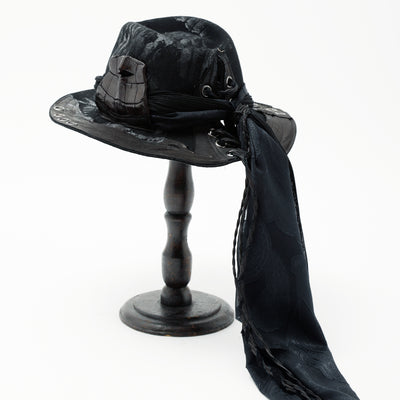 NOIR PIRATE HAT / BLACK