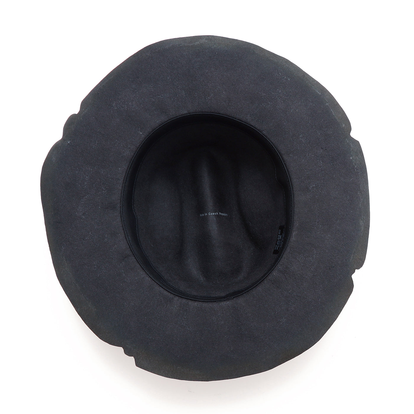 Charcoal Burned Western Hat / CHARCOAL