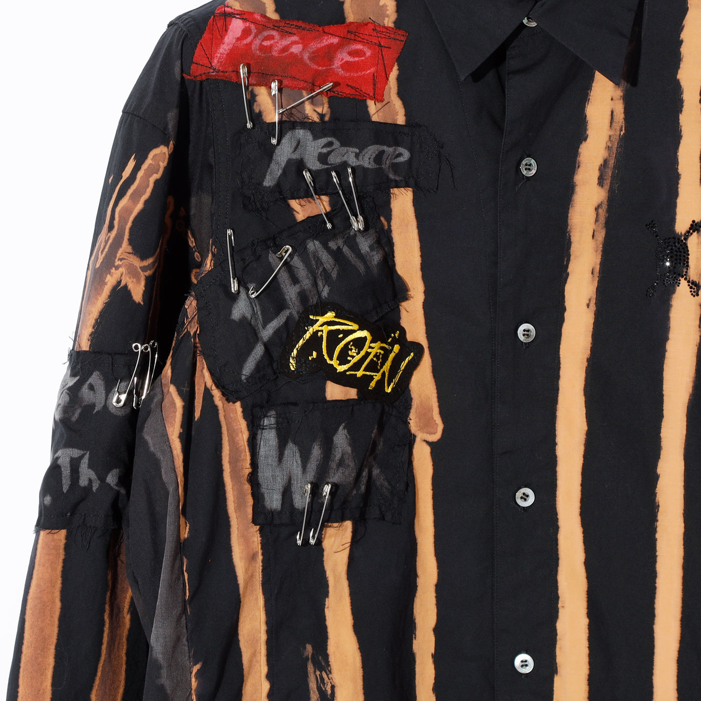 REMAKE STRIPE SH / BLACK