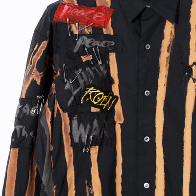 REMAKE STRIPE SH / BLACK