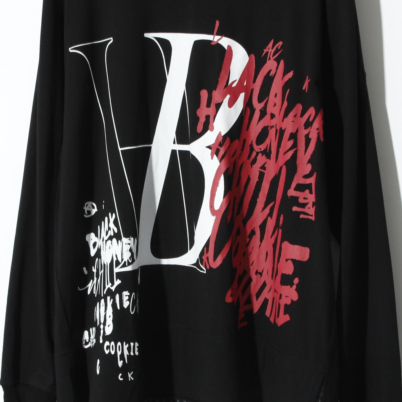 BH Spray L/S Tee / BLACK