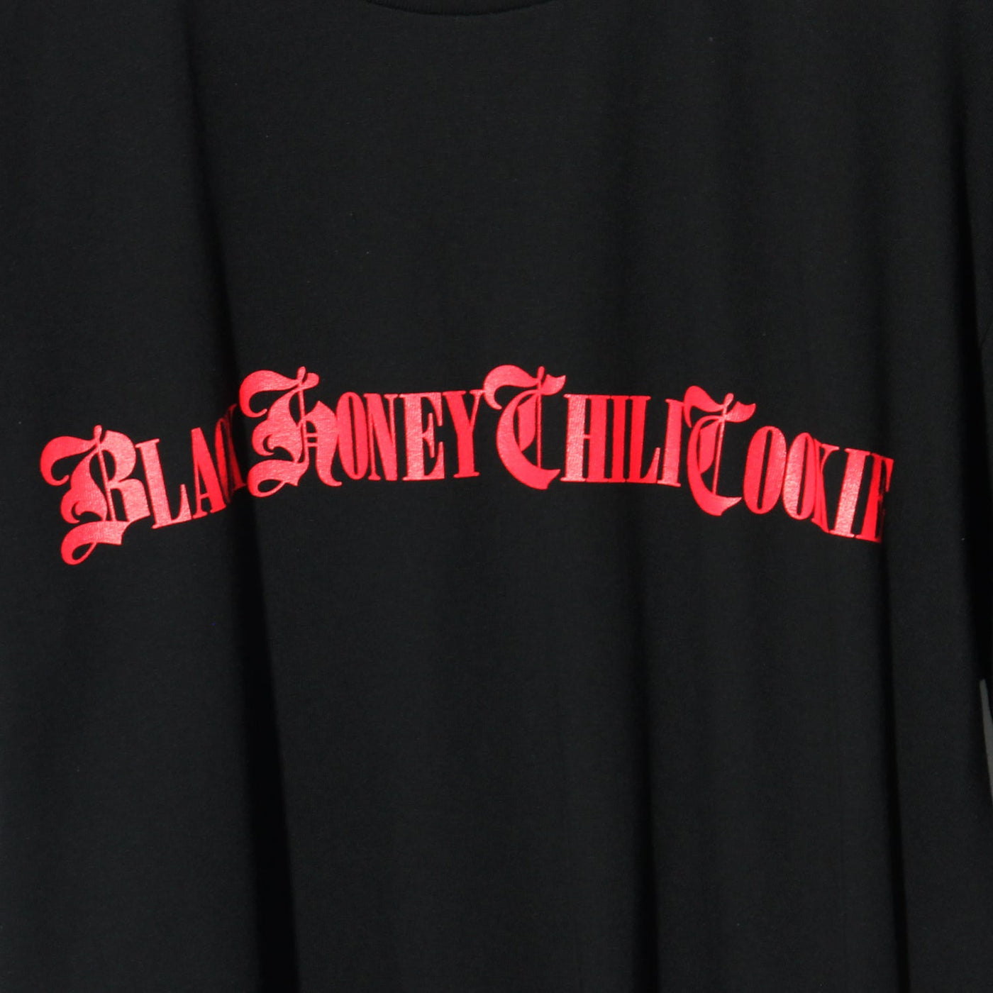 B.H.C.C Logo Print Tee / BLACK×RED