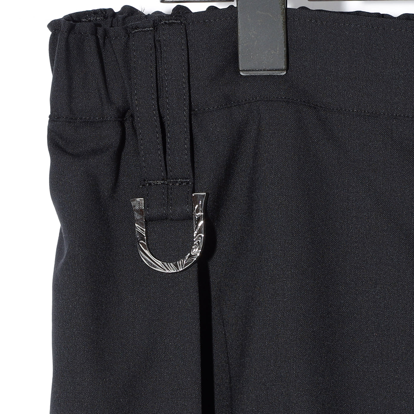 TWS-Toropical SlitWideTuckSlacks / Black