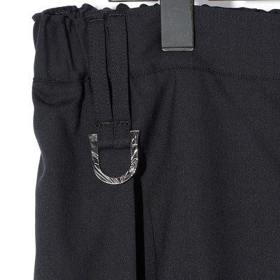 TWS-Toropical SlitWideTuckSlacks / Black