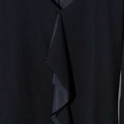 LayeredFrillT-Shirt / BLACK X BLACK