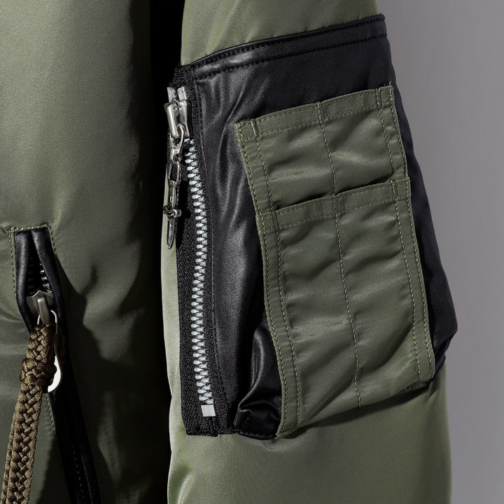 HYDE着用、Switch BLADEサイズLオリーブグリーン MA-1 HYDE着用、Switch BLADEサイズLオリーブグリーン MA-1