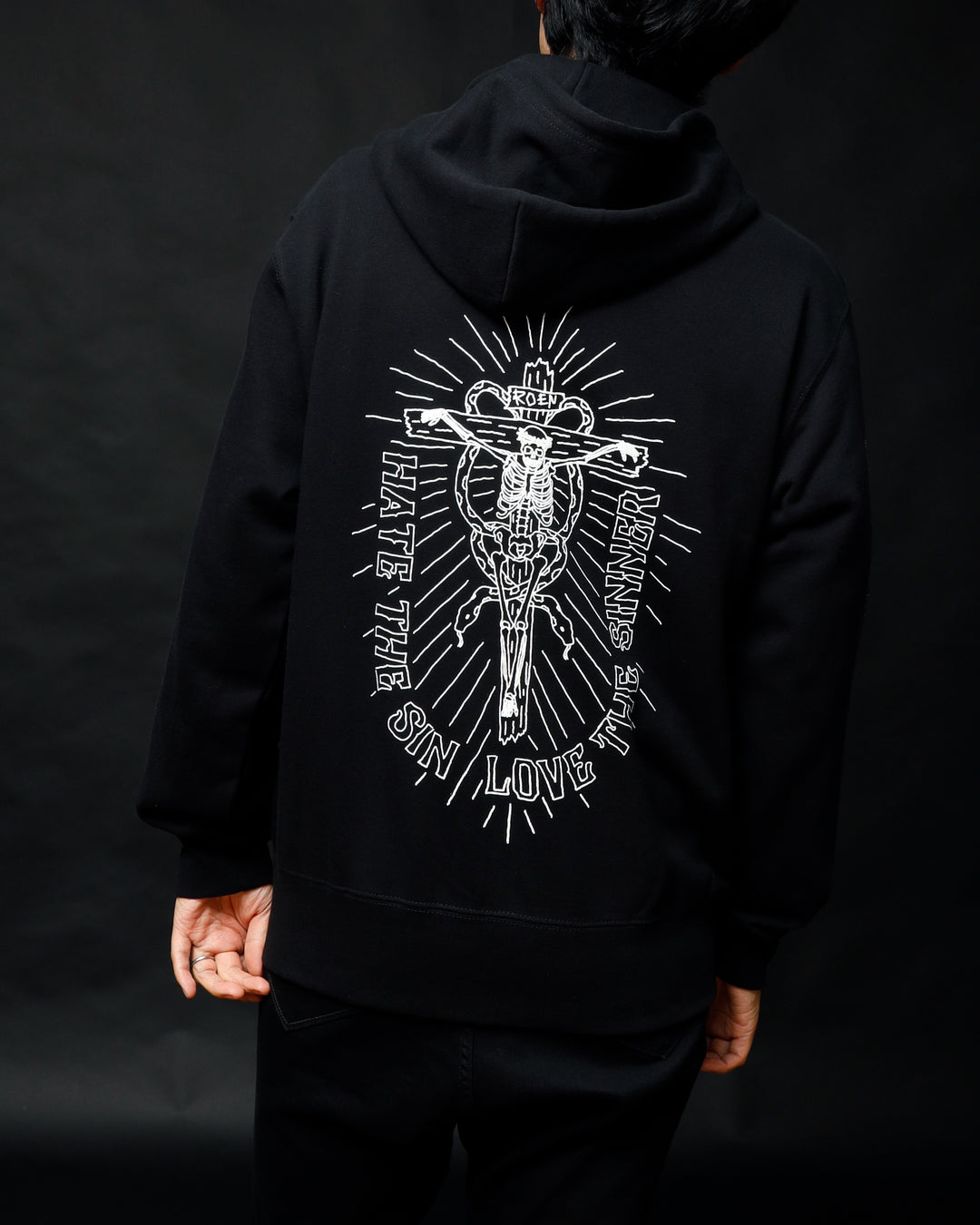 Roen(ロエン)PRAYER ROEN SLEEVE PK / BLACK – ANRE-R SALON