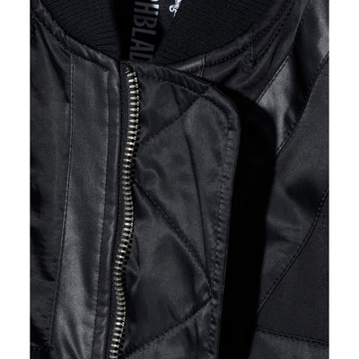 CROSS OVERSIZED MA-1 BLOUSON JK / BLACK