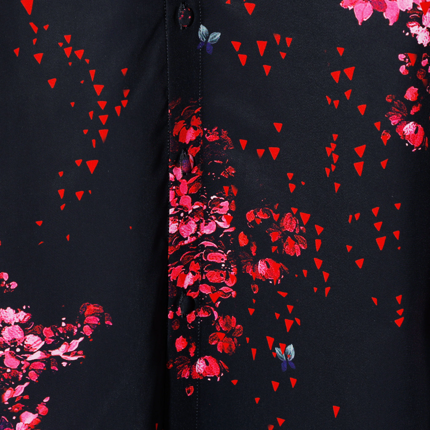 SAKURA Decine FlareShirt / Black&Pink