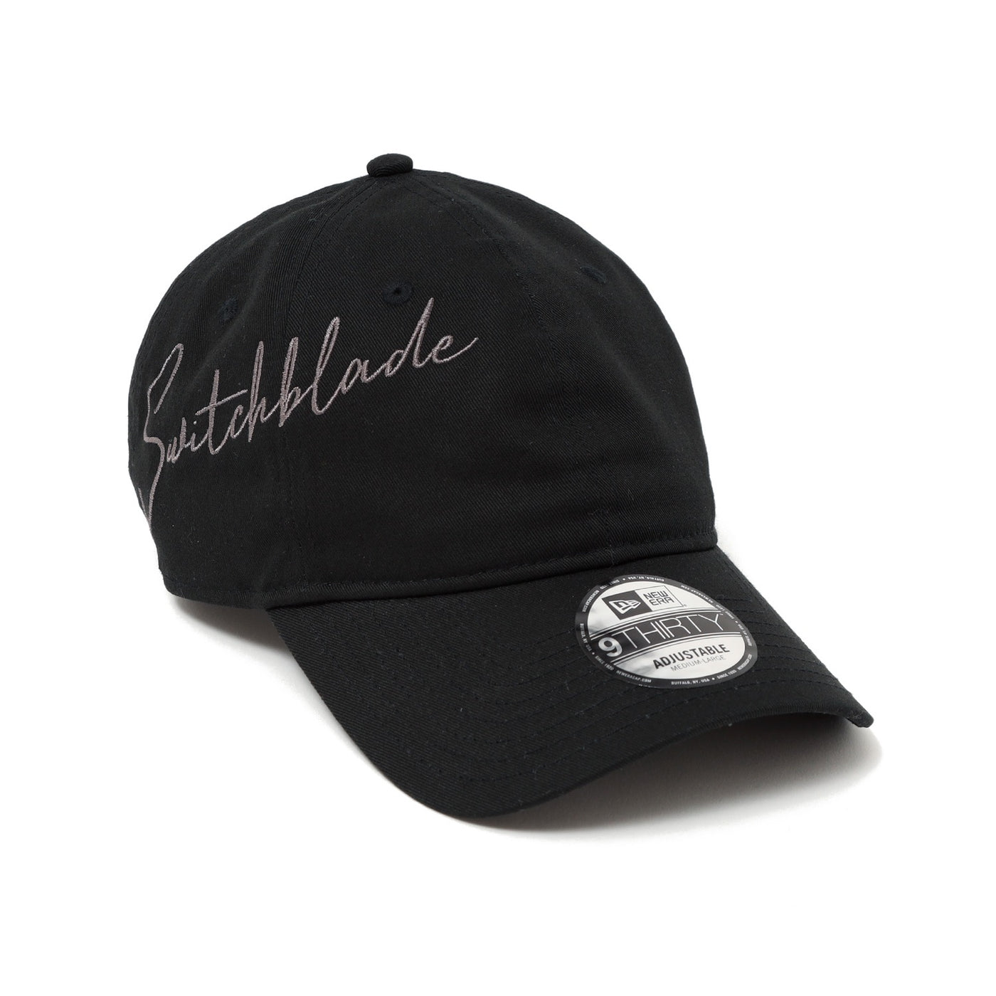 SWITCHBLADE × NEW ERA® SB CURSIVE BASEBALL CAP / BLACK