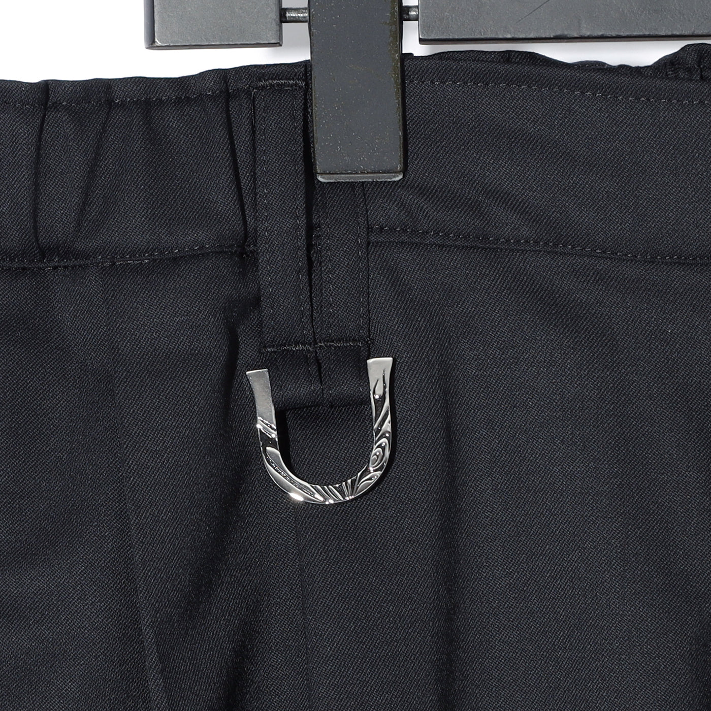 2/76Gabagine WideSlacks / Black