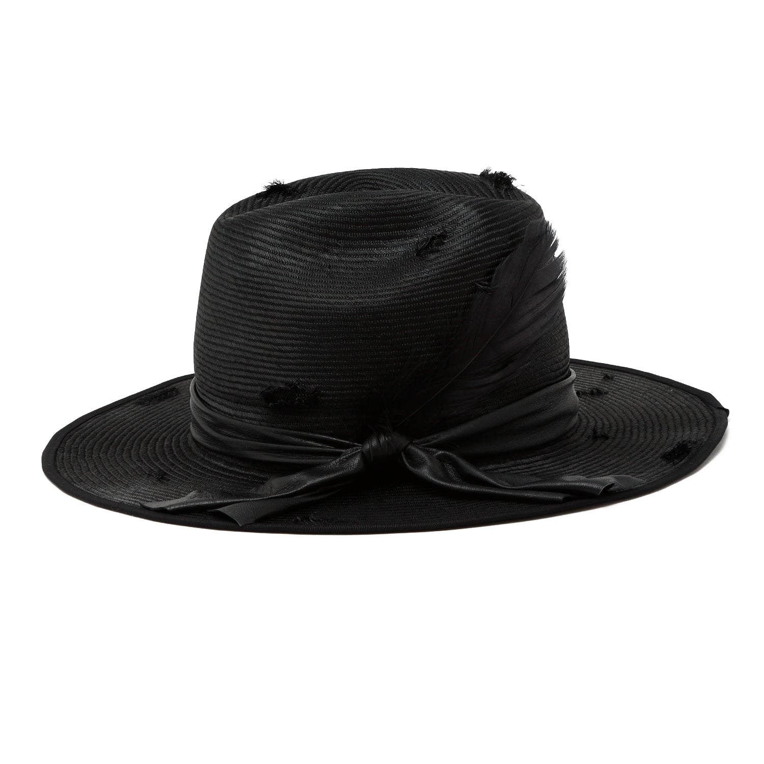 Small Triangle Hat triangles hat(トライアングルズハット) Double Sisol Leather&Feather Western Hat ...