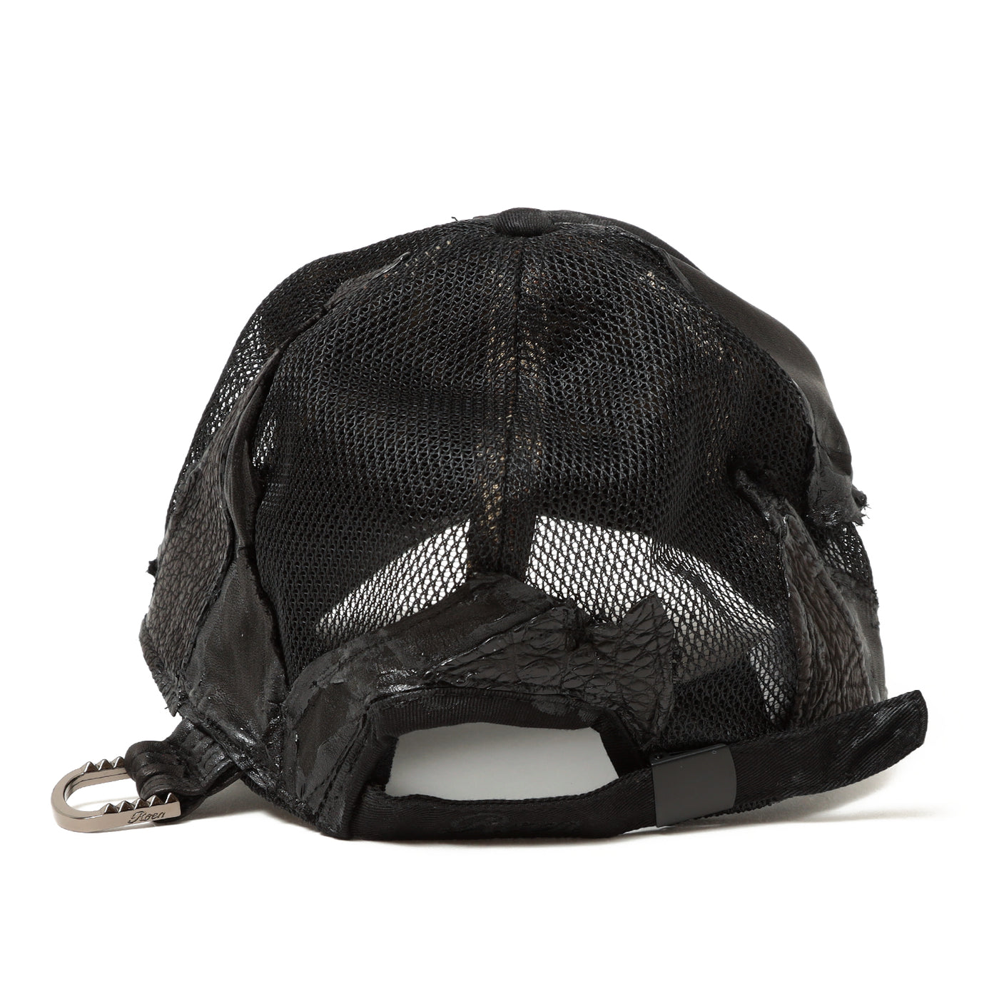 REMAKE LEATHER PATCH BB CAPⅡ / BLACK