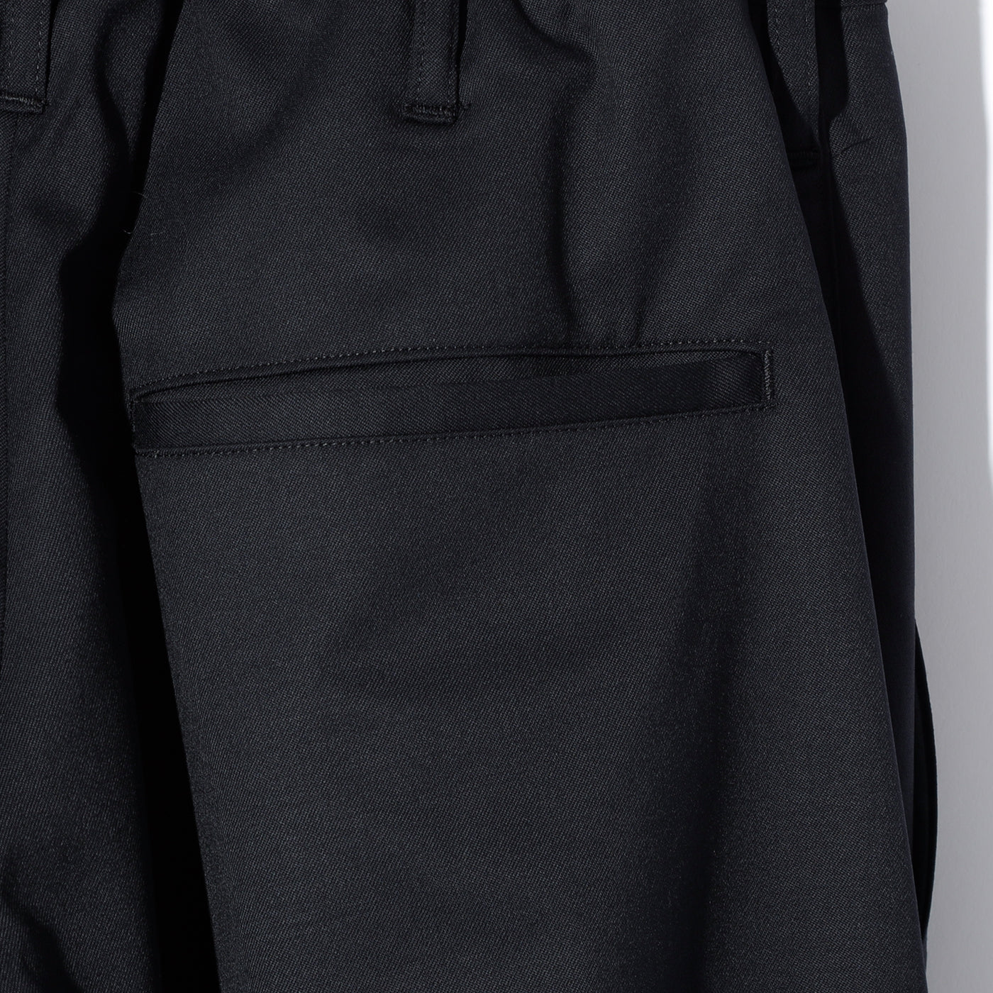 2/76Gabagine WideSlacks / Black