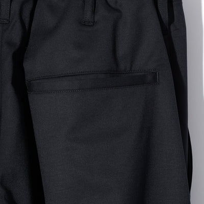 2/76Gabagine WideSlacks / Black