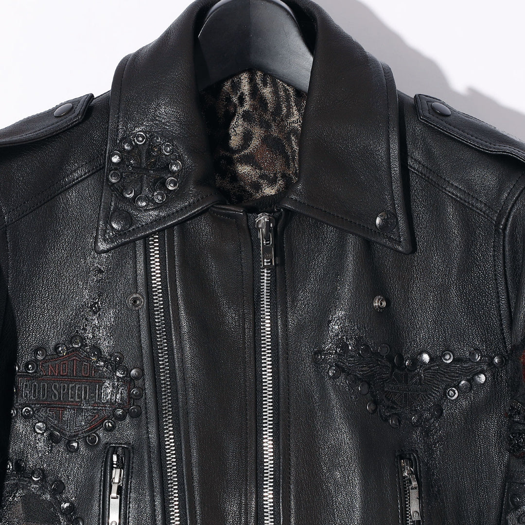 Roen(ロエン) WAPPEN RIDERS JKT / BLACK – ANRE-R SALON