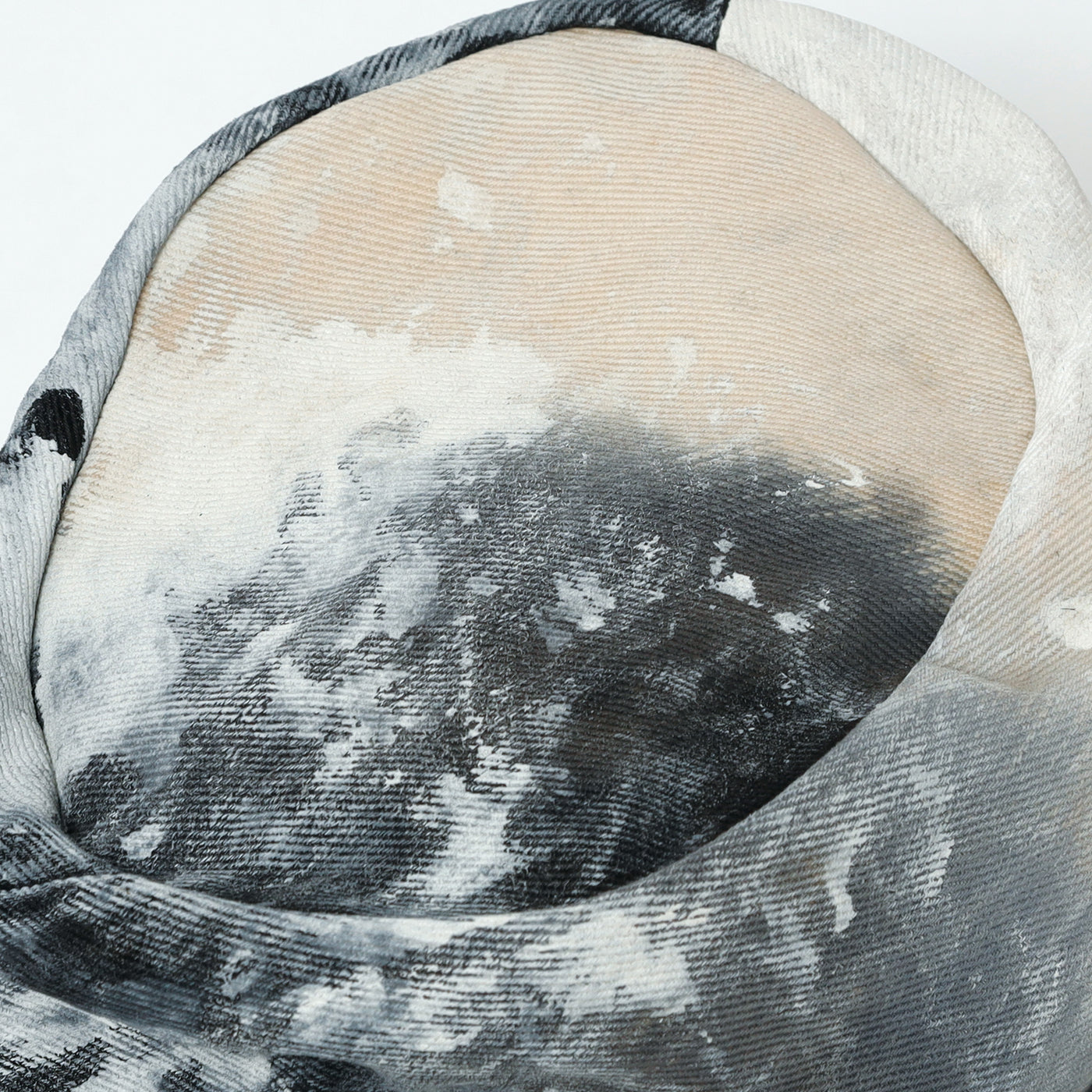 Painting Denim Turn Cap / INDIGO