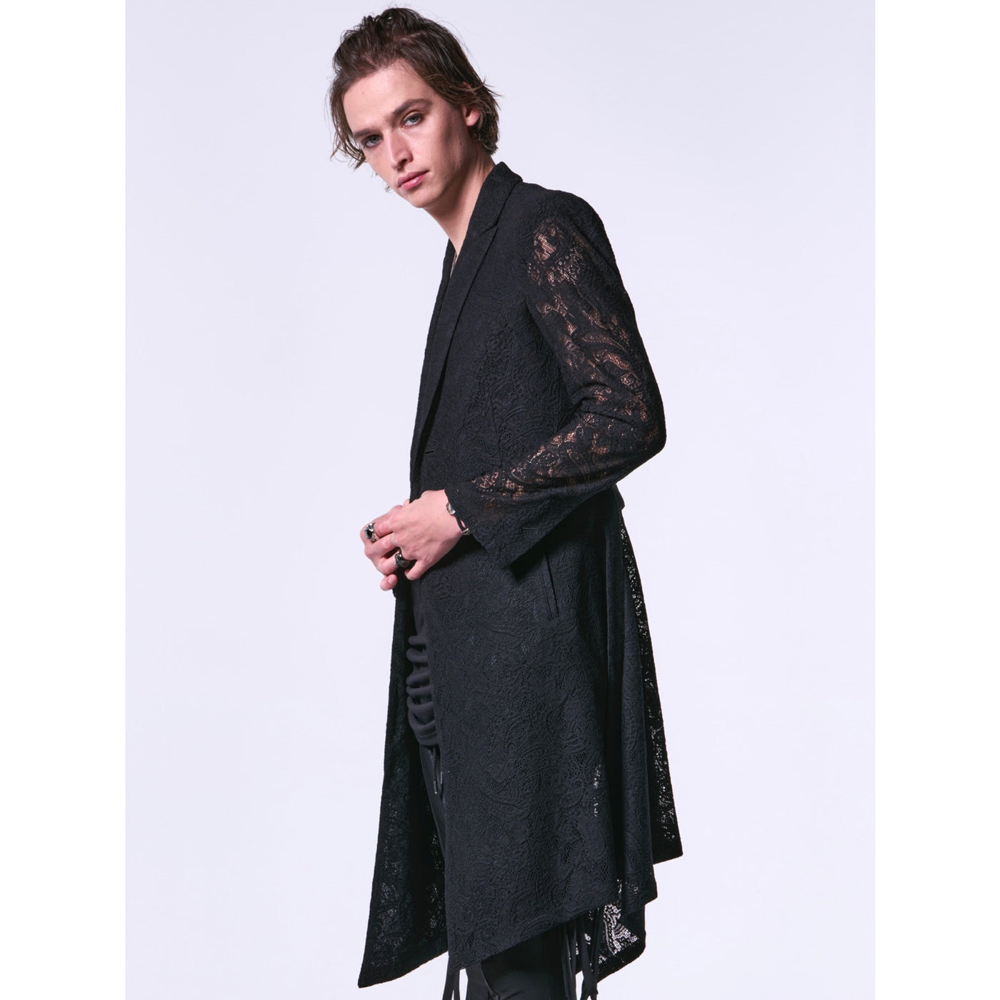 Lace FlareJacket / Black