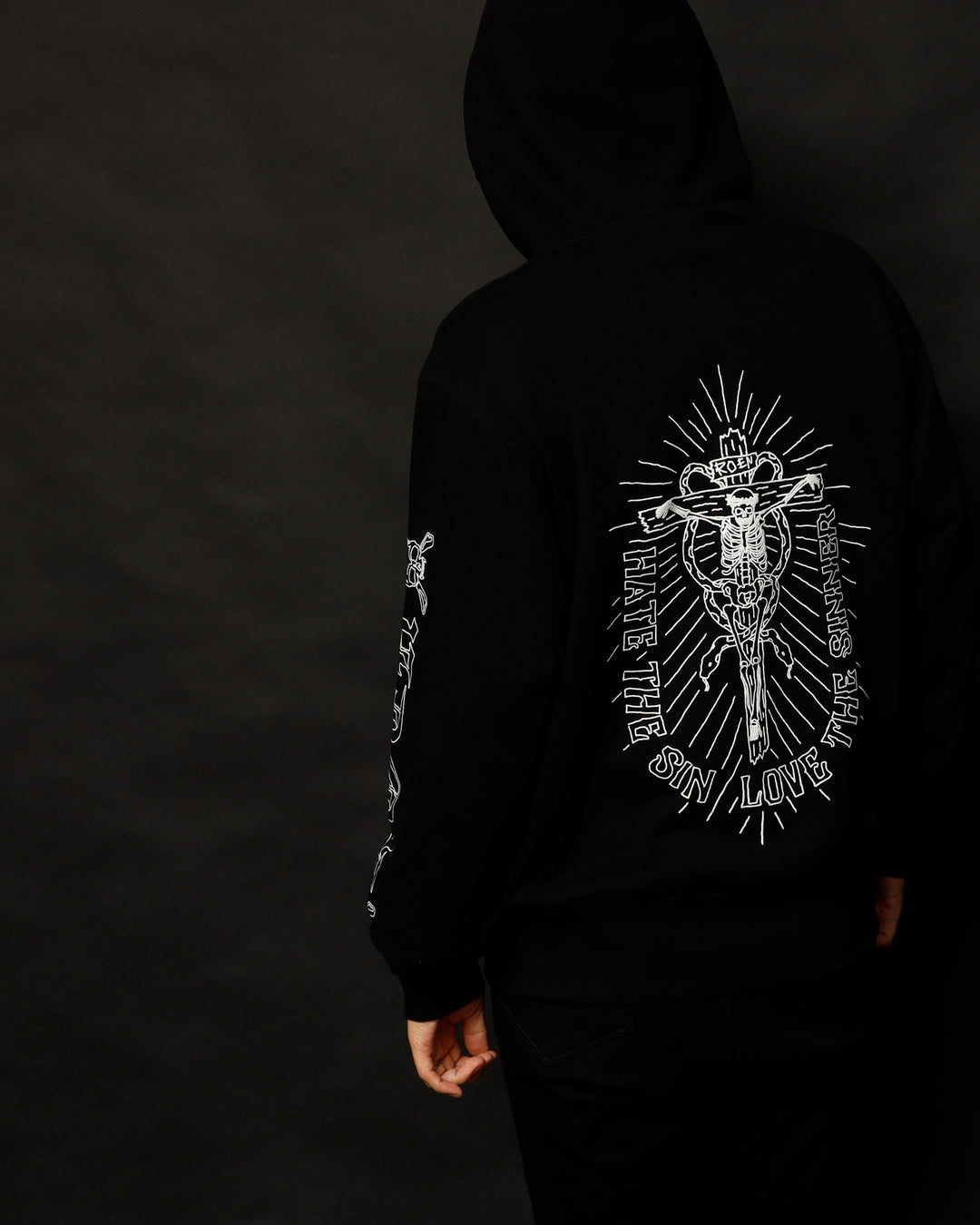 Roen(ロエン)PRAYER ROEN SLEEVE PK / BLACK – ANRE-R SALON
