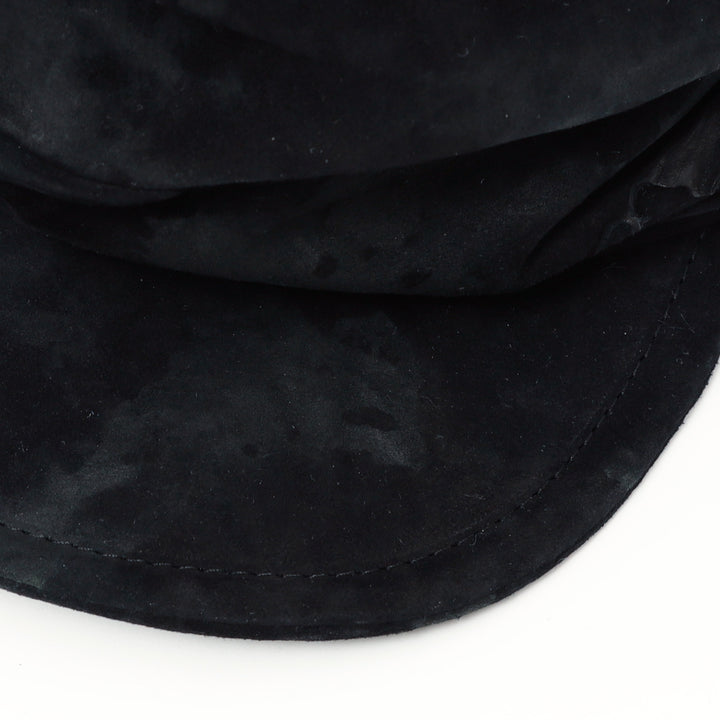 triangles hat(トライアングルズハット) Bleached Black Leather Turn