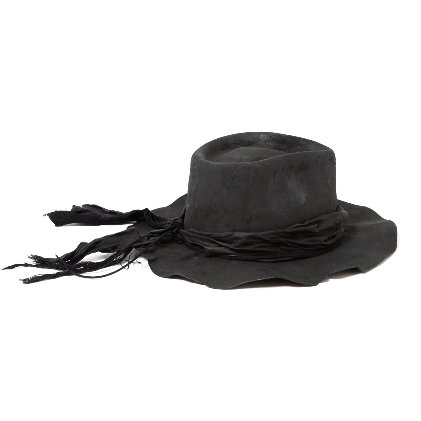 Charcoal Mirage Fedora Hat / BLACK