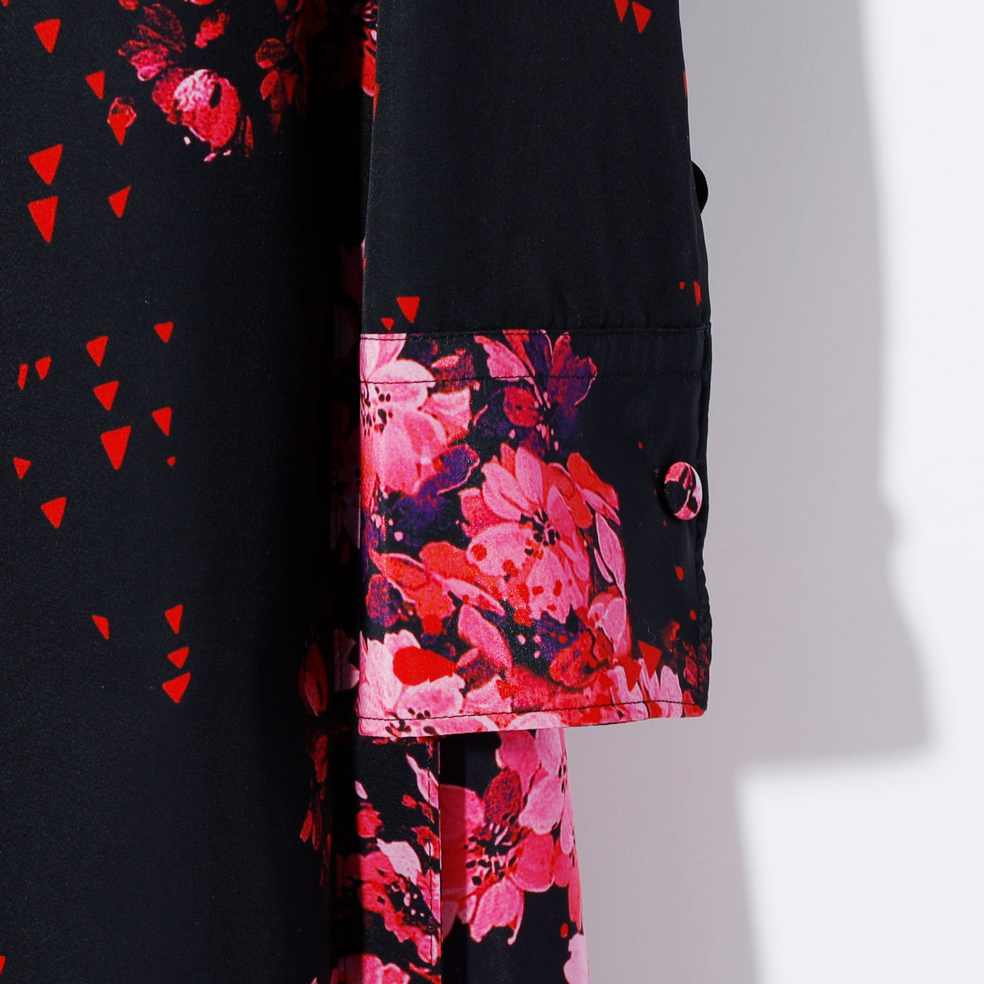 SAKURA Decine FlareShirt / Black&Pink