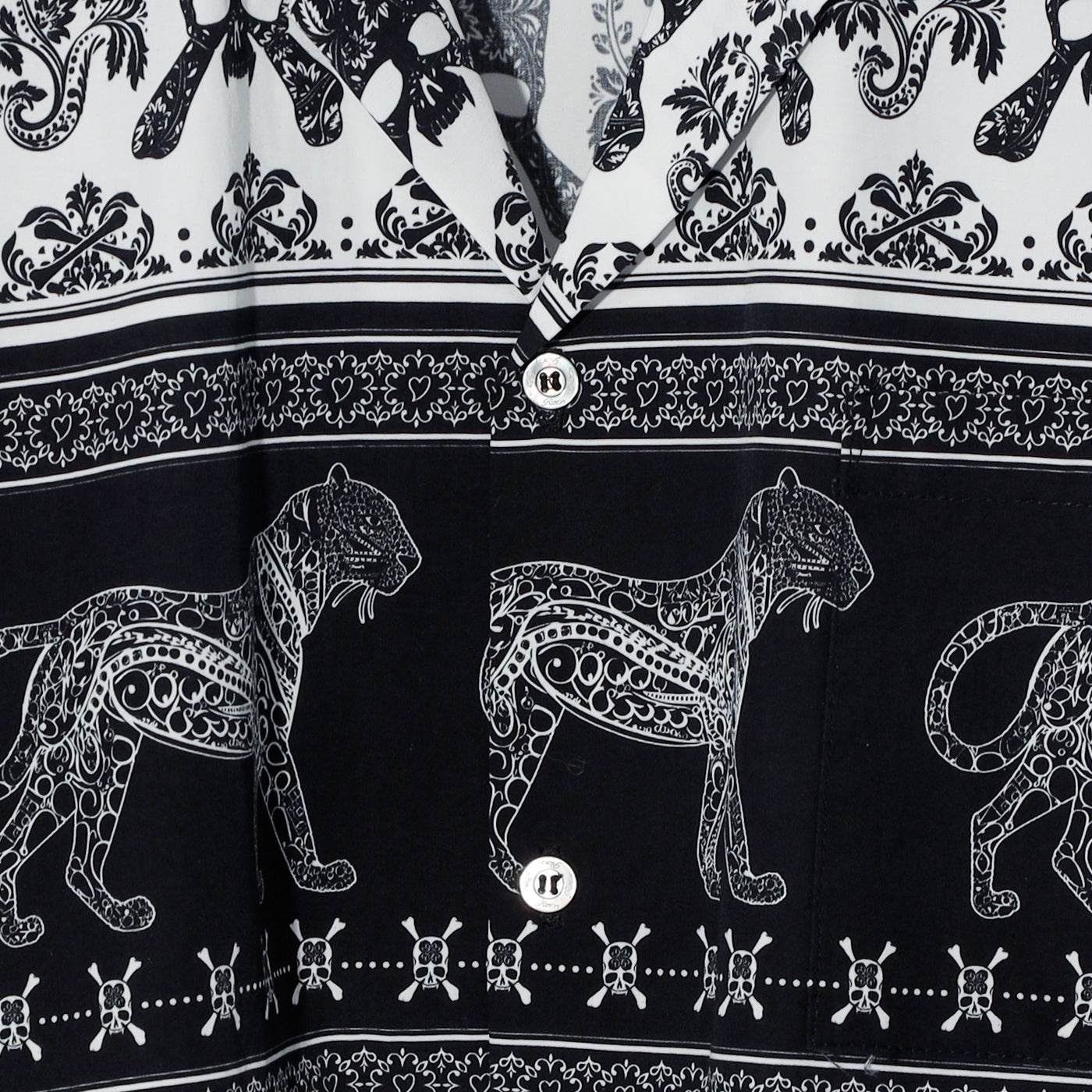 ETHNIC HALF SLEEVE SH / BLACK
