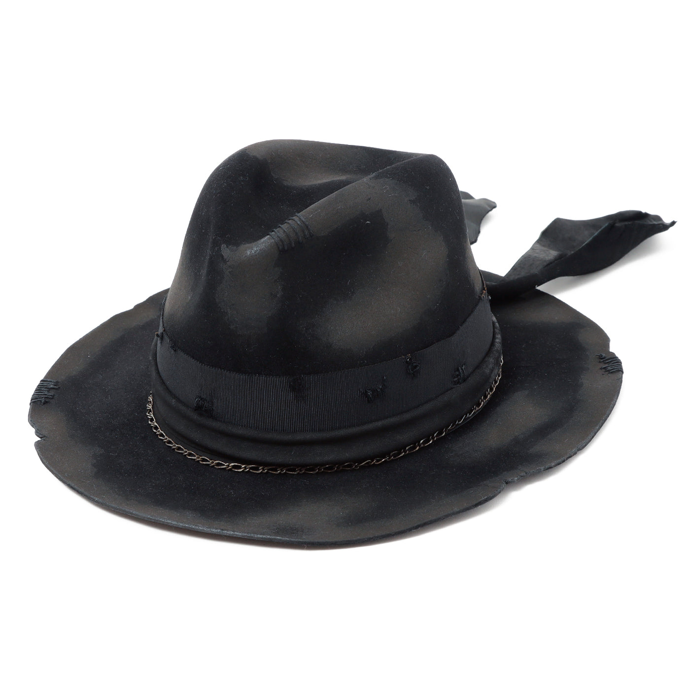【2.2万割引】Dangle Leather Burned Chain Hat triangles hat(トライアングルズハット) Dangle Leather Burned Chain