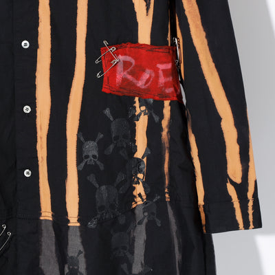REMAKE STRIPE SH / BLACK