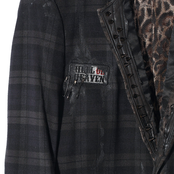 Roen(ロエン) CHECK PUNK JKT / BLACK – ANRE-R SALON