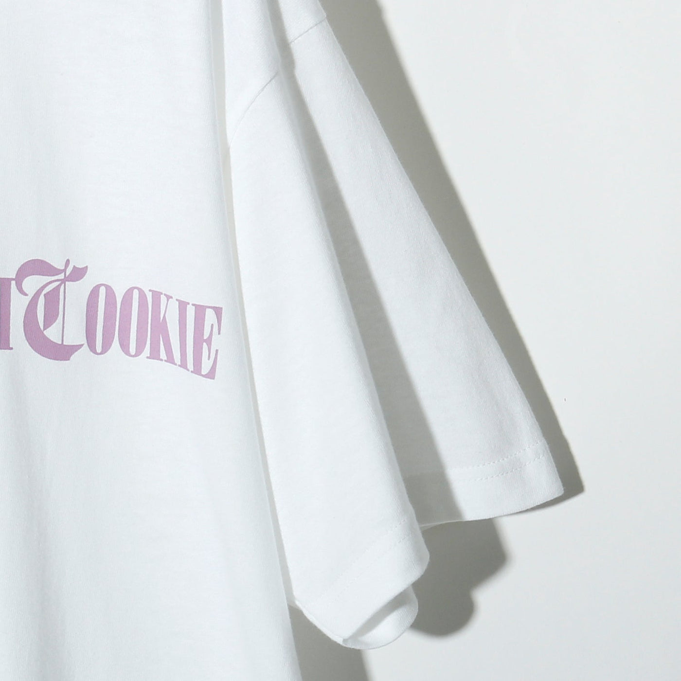 B.H.C.C Logo Print Tee / WHITE×LAVENDER