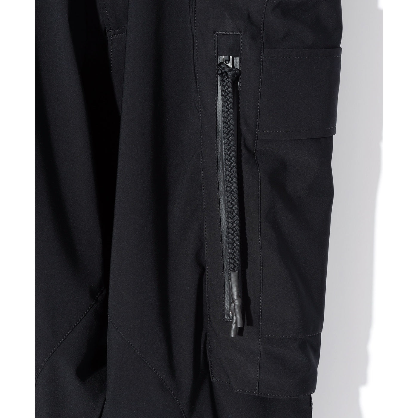 OVERSIZED POCKET SARROUEL PT / BLACK