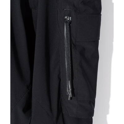 OVERSIZED POCKET SARROUEL PT / BLACK
