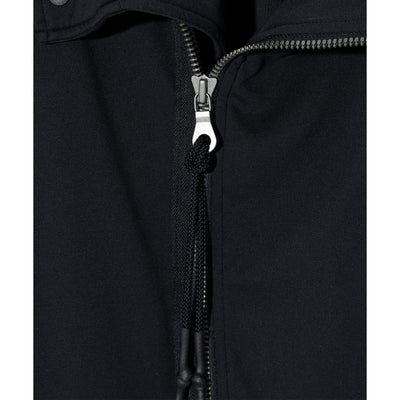 HIGH-NECK LONG HOODIE JK / BLACK