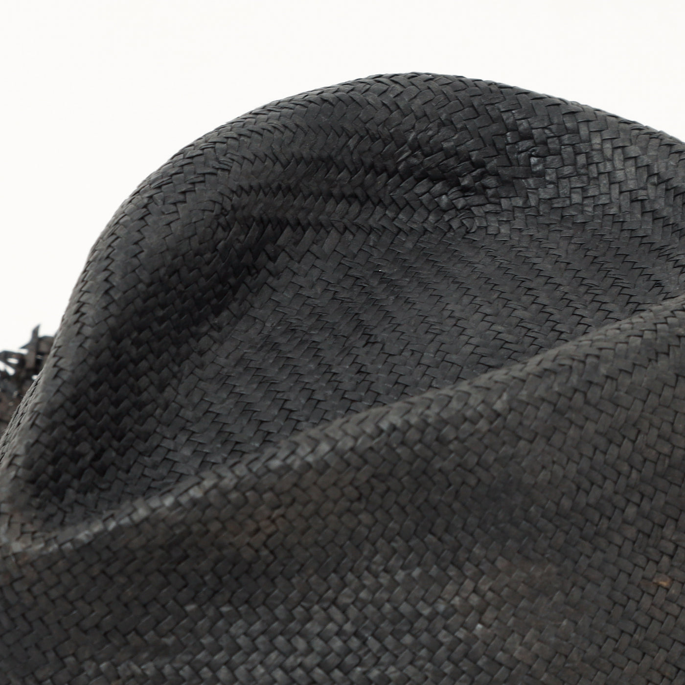 Bleach Paper Feather Fedora Hat / BLACK