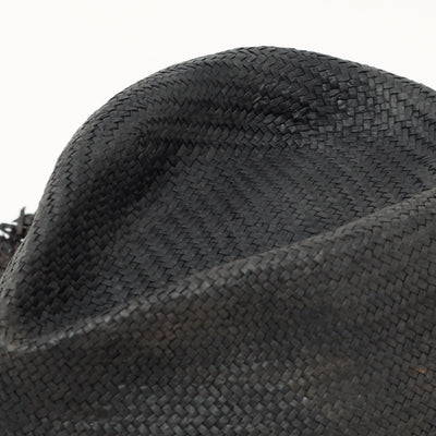 Bleach Paper Feather Fedora Hat / BLACK