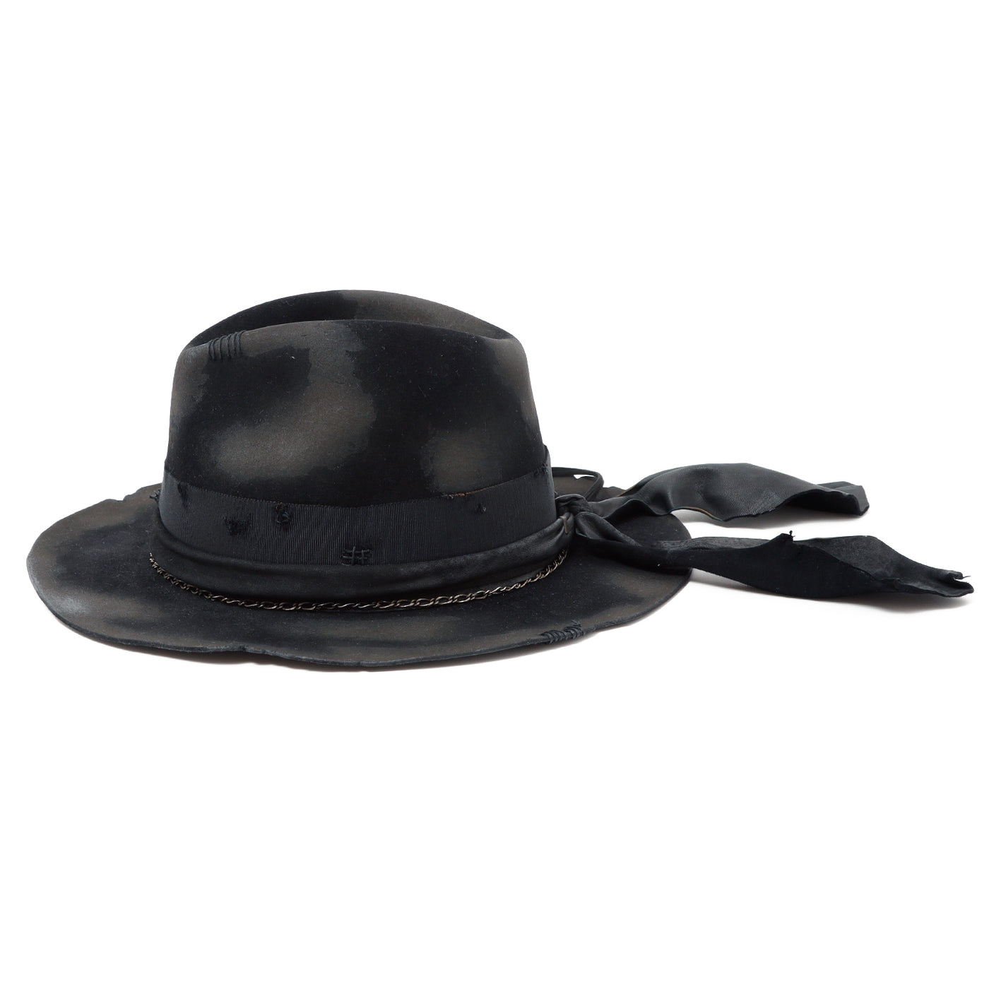 triangles hat(トライアングルズハット) Dangle Leather Burned Chain