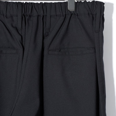 TWS-Toropical SlitWideTuckSlacks / Black