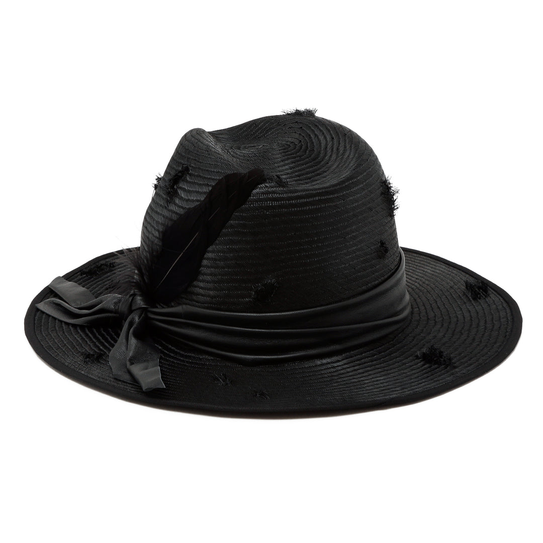 triangles hat(トライアングルズハット) Double Sisol Leather&Feather