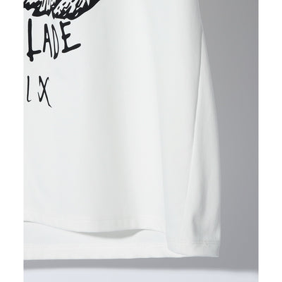SWITCHBLADE × MAXSIX SKULL BEAR TEE / WHITE