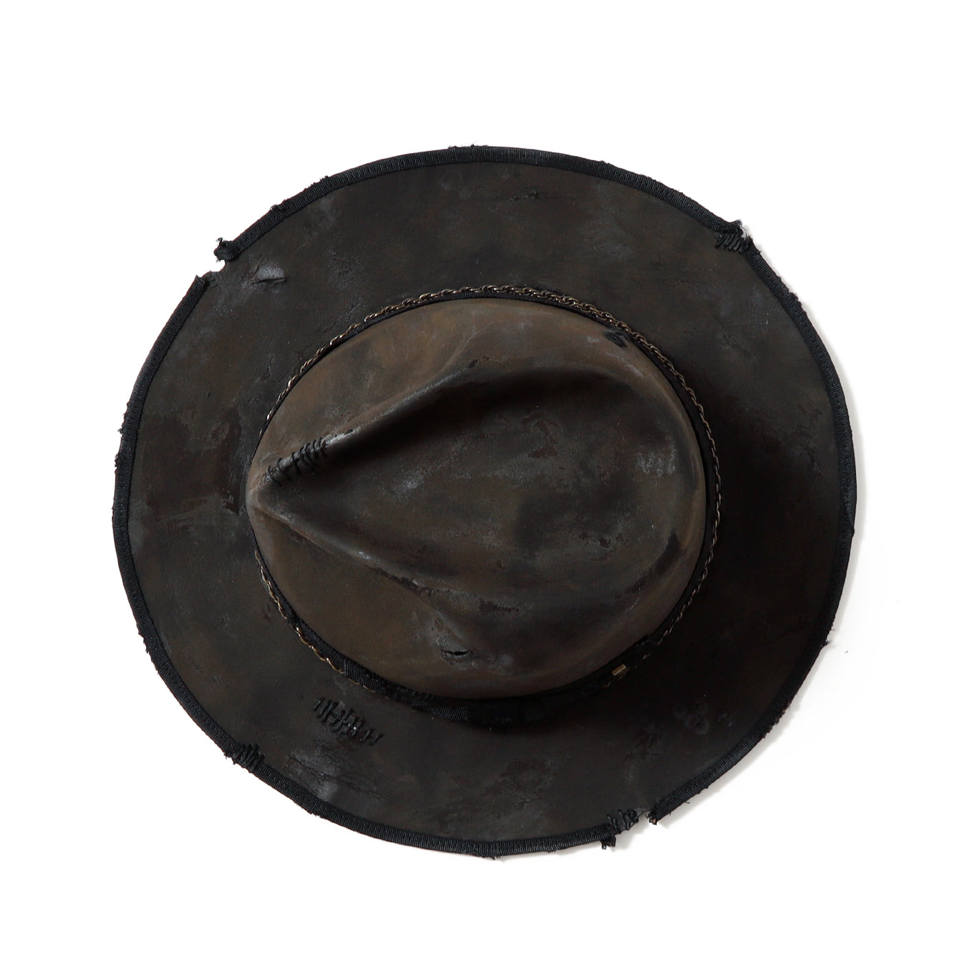 Charcoal Beaver Fedora Hat / BLACK