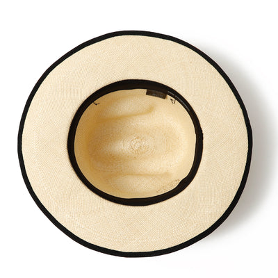 Feather Chain Western Hat / BEIGE