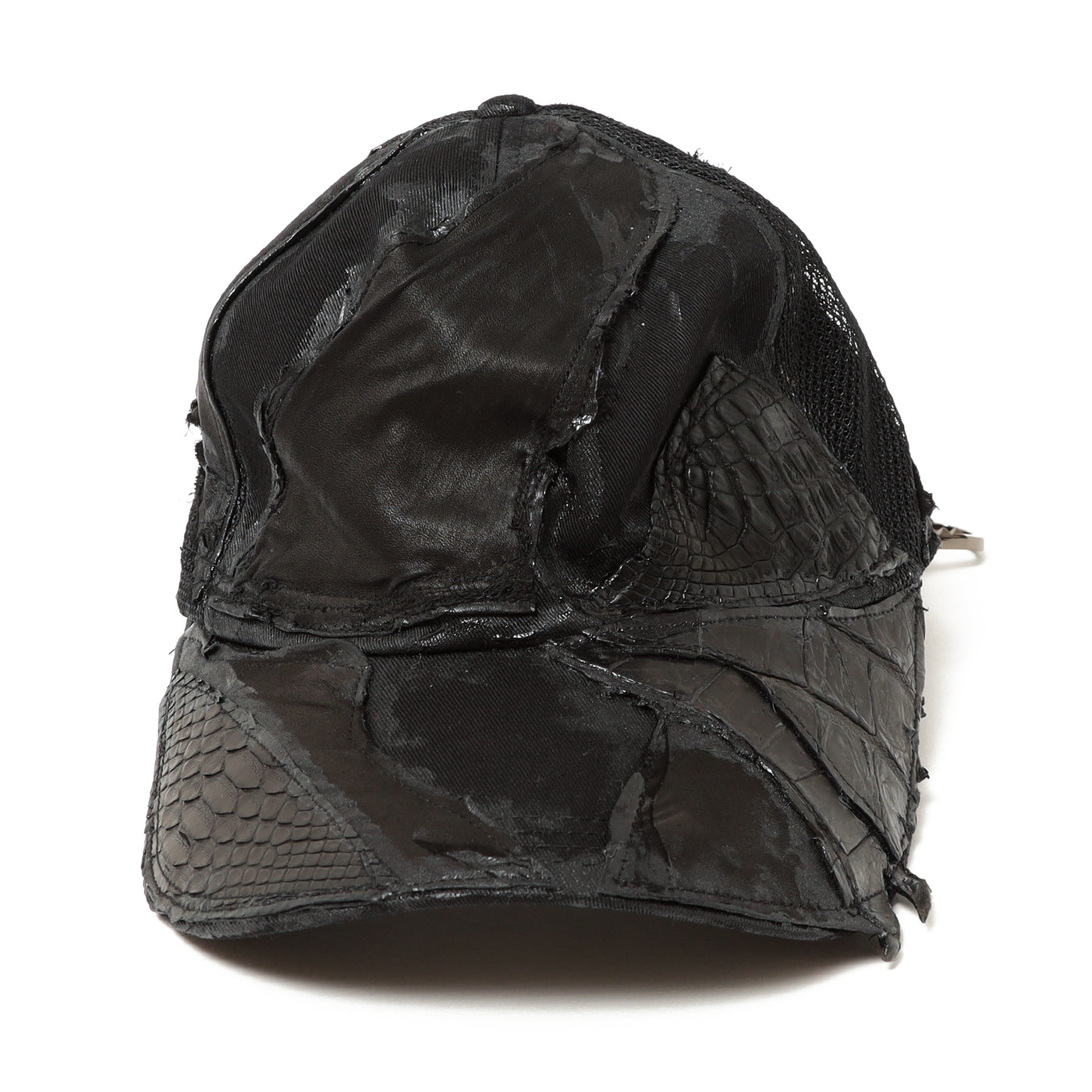 REMAKE LEATHER PATCH BB CAPⅡ / BLACK