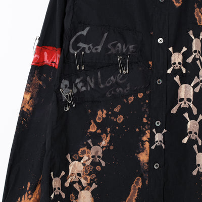 REMAKE MESSAGE SKULL BLEACH SH / BLACK