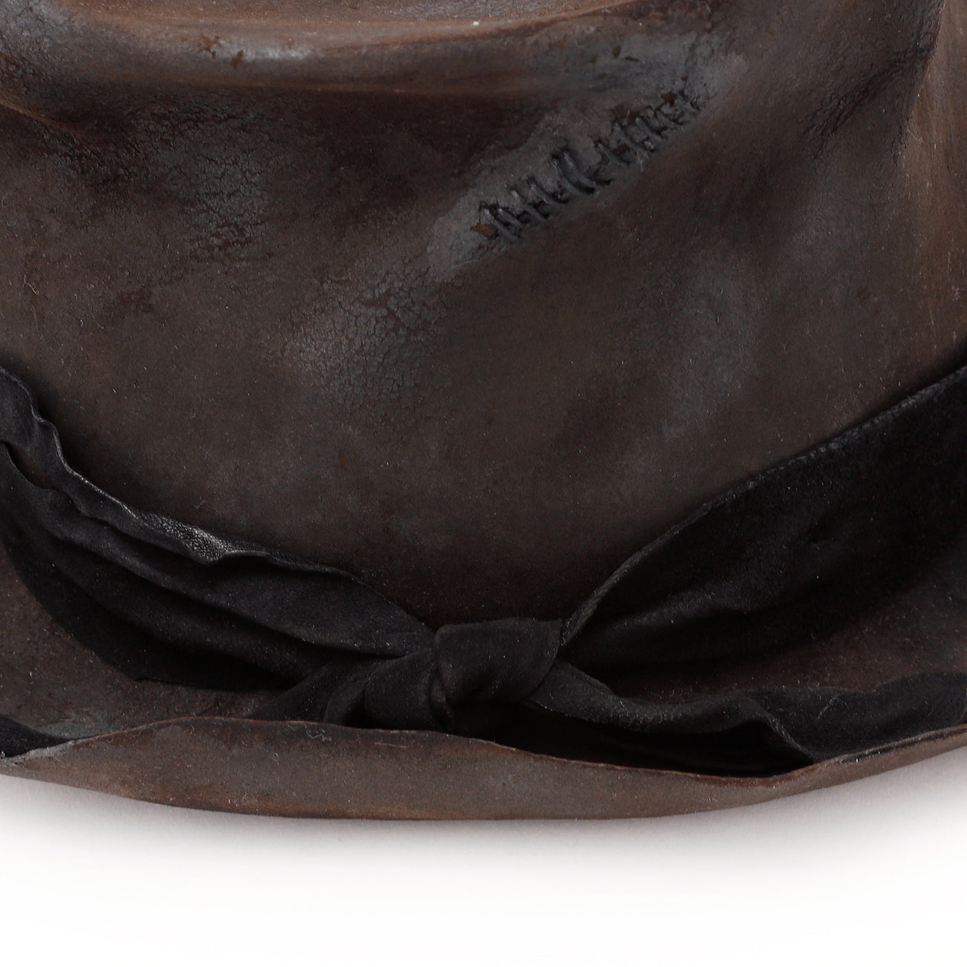Rabbit Charcoal Burned Crash Hat / BLACK