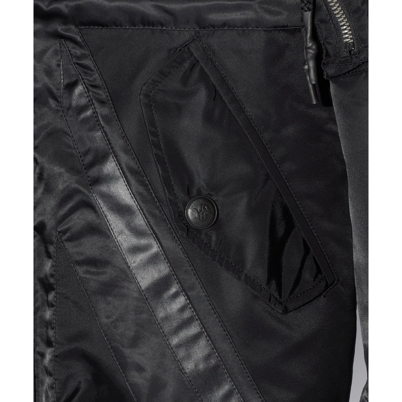 CROSS OVERSIZED MA-1 BLOUSON JK / BLACK