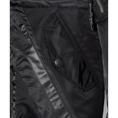 CROSS OVERSIZED MA-1 BLOUSON JK / BLACK